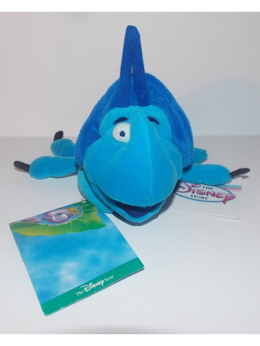 Dim A Bugs Life Plush 7in Bean Bag Disney Blue Beetle Stuffed Animal Beatle